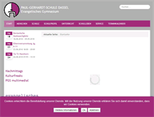 Tablet Screenshot of pgs-dassel.de